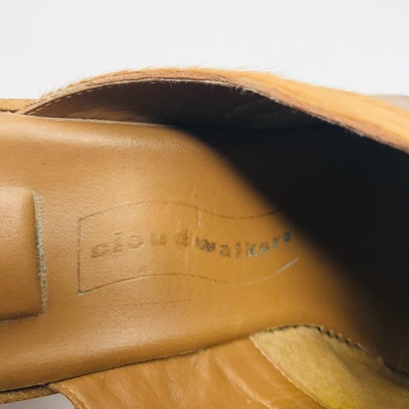 Cloud Walker “Planet” Tan Leather Western Mule 8 - Picture 5 of 8